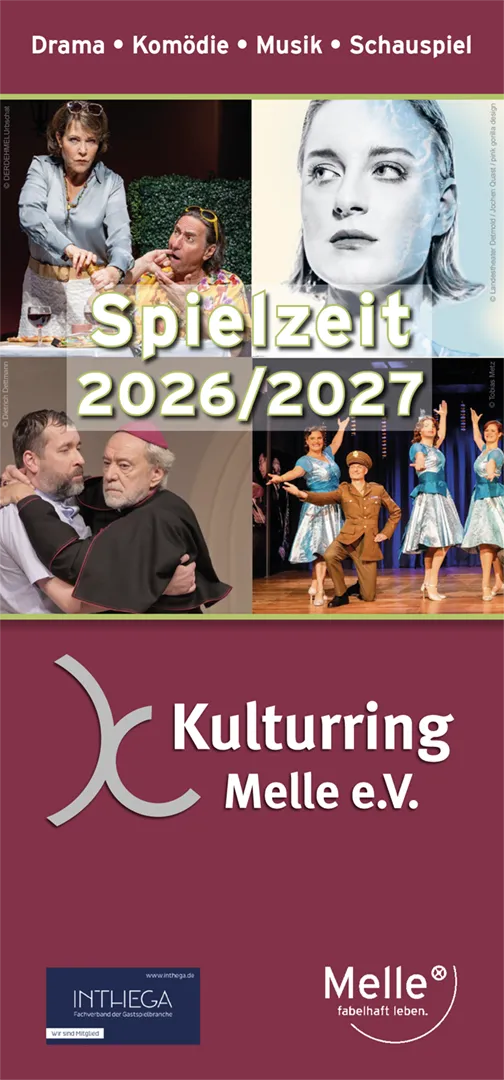 Titelseite Kulturring Melle Programmheft 2026-2027
